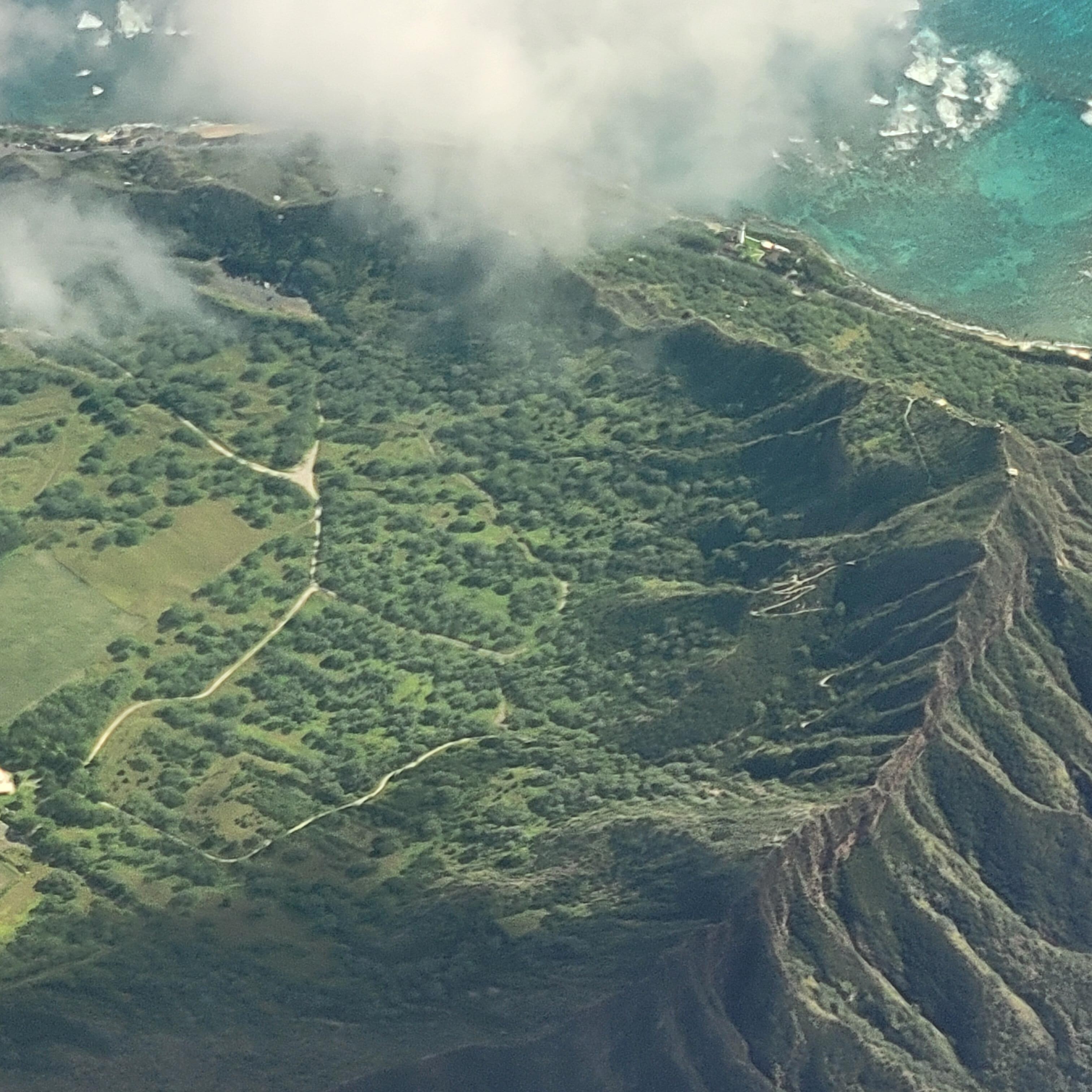 Views from the Flight into Hawaii