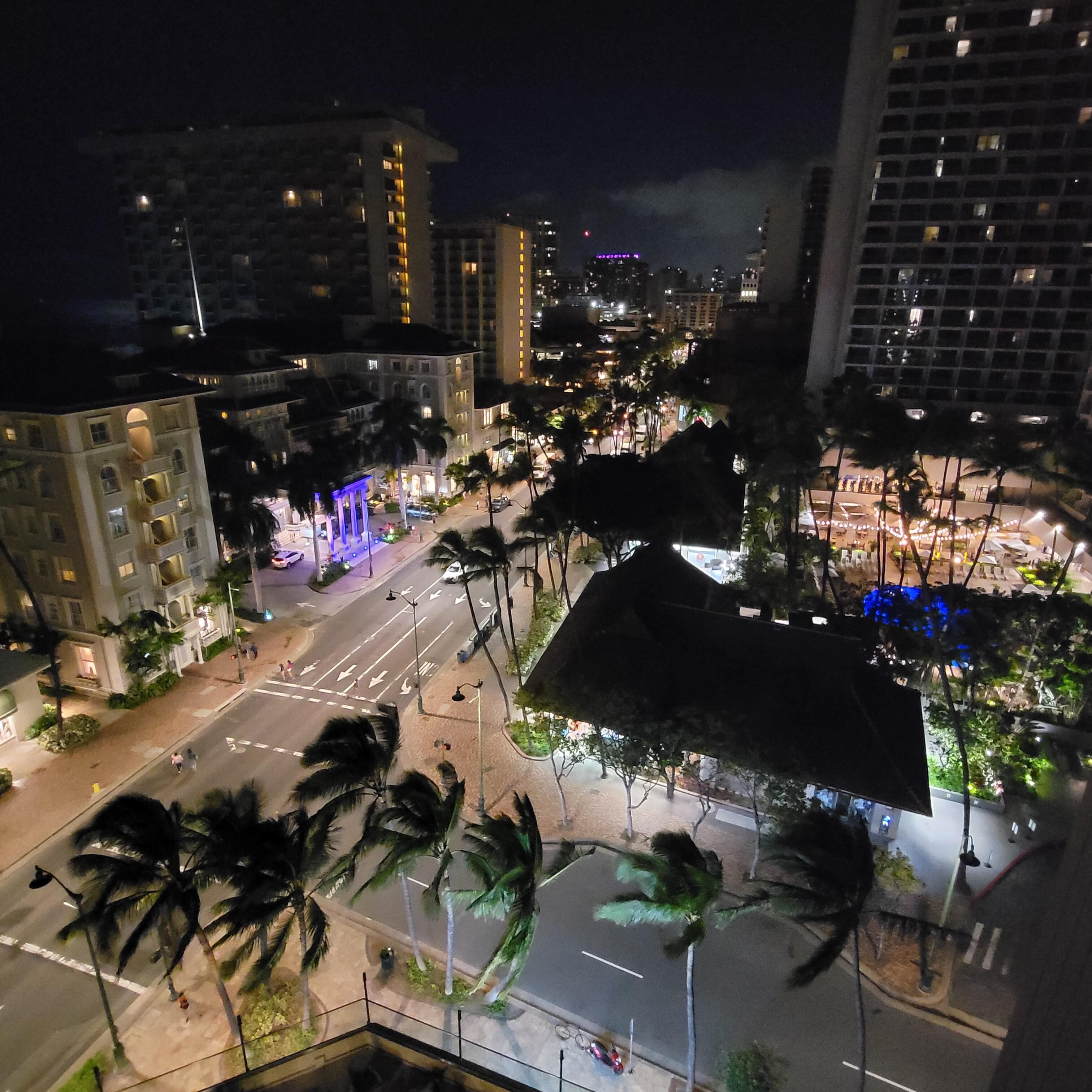 Wakiki Hawaii at night