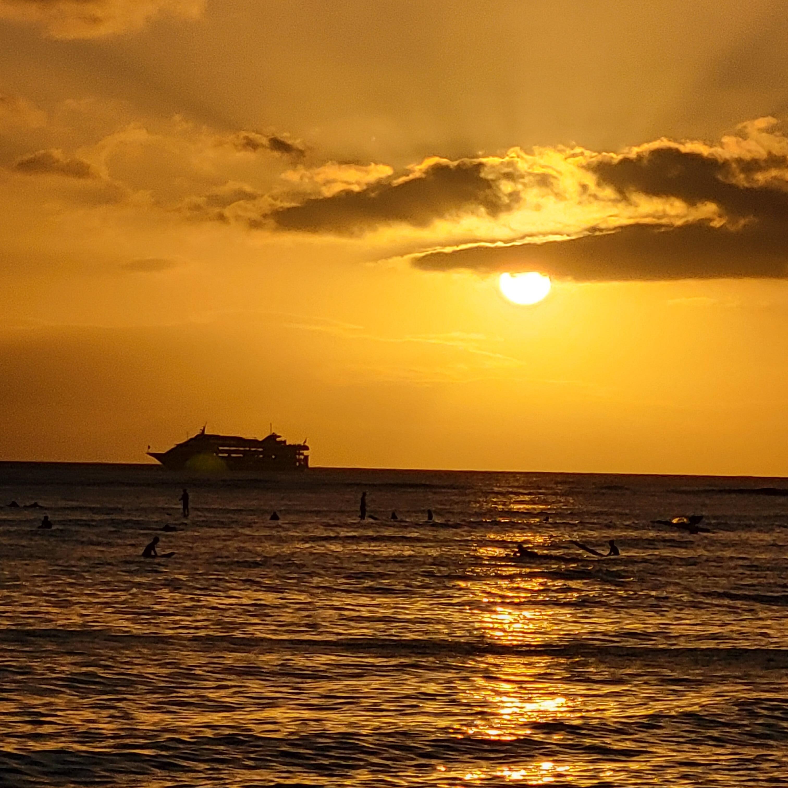 Sunset Waikiki Hawaii