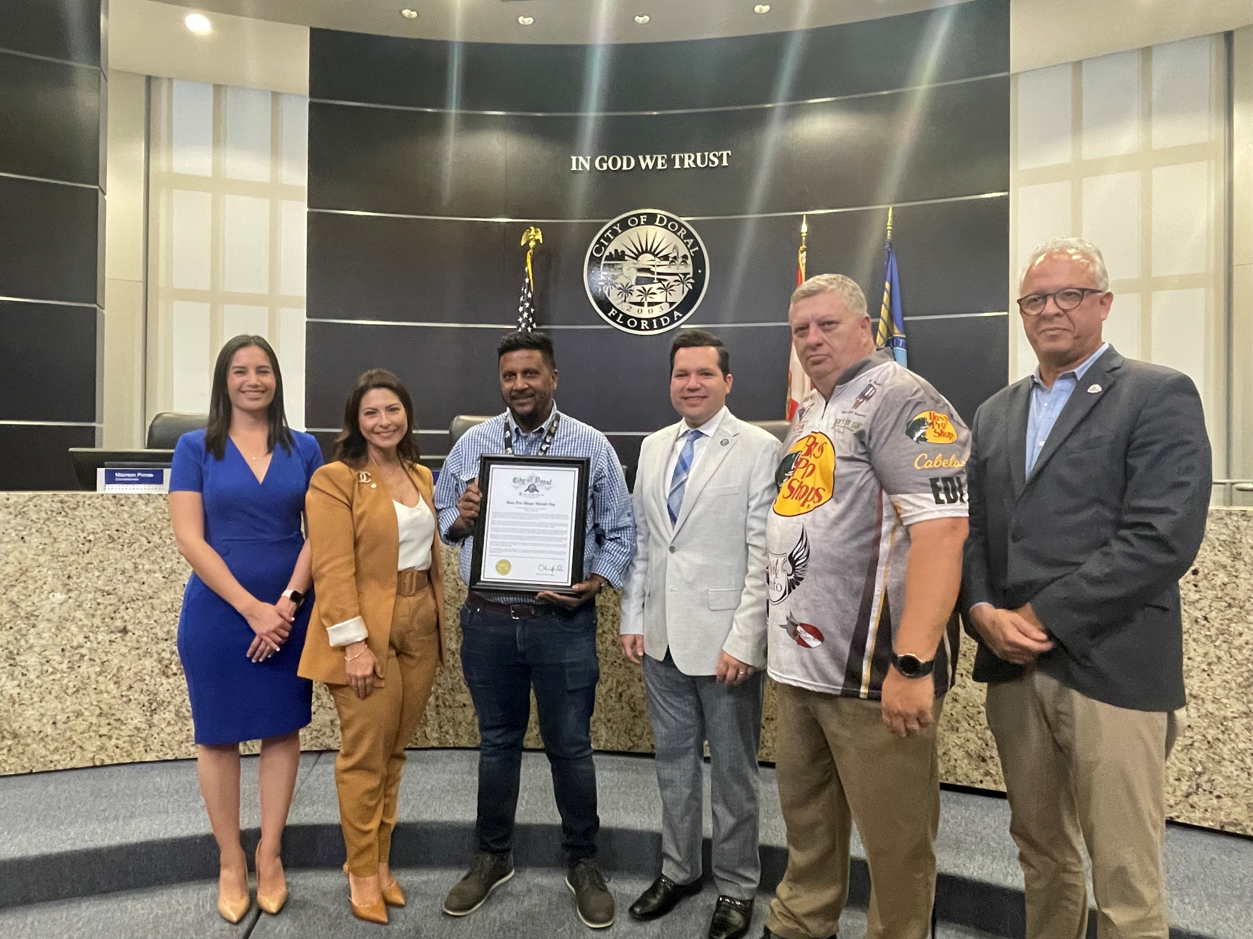 Bass Pro Shops Proclamation naming March 8th as Bass Pro Shops Miami Day 2023