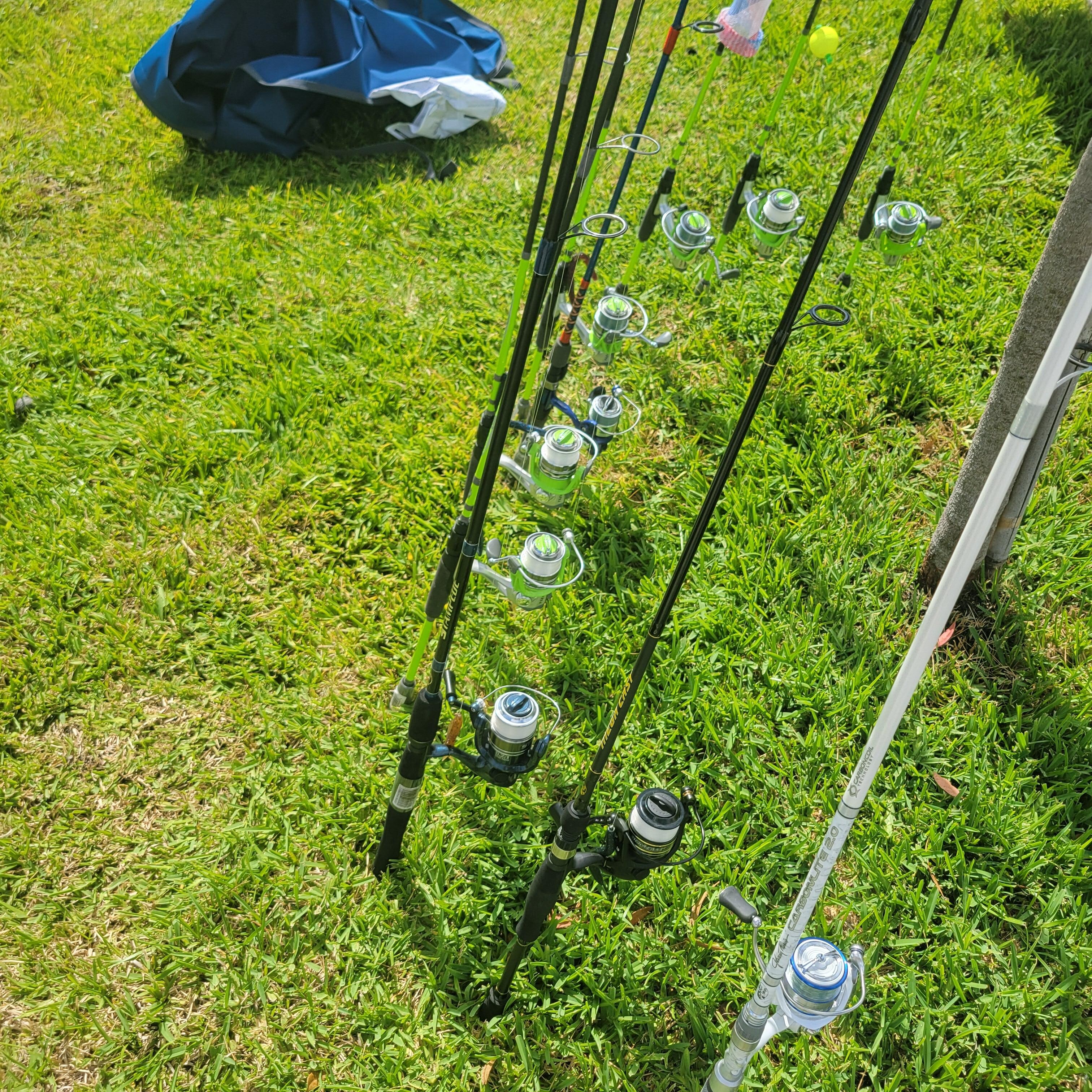 Bass Pro Shops rods and reels