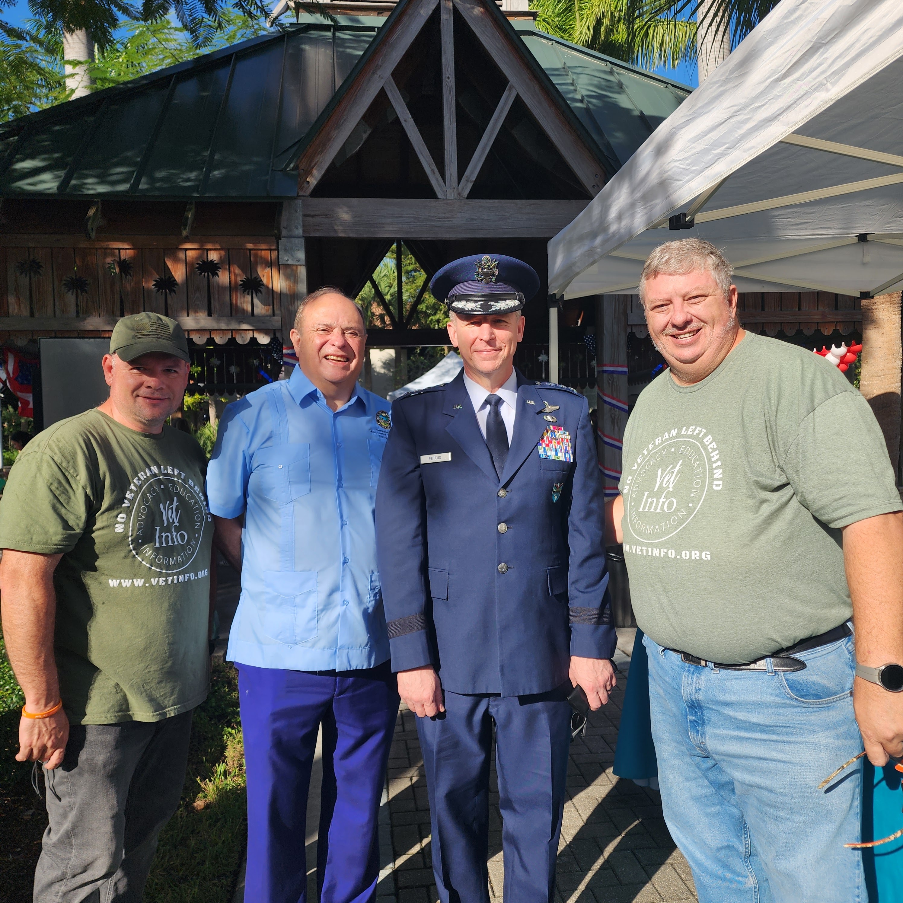 Vet Info with Gen. Pettus and County Commissioner J.C. Bermudez