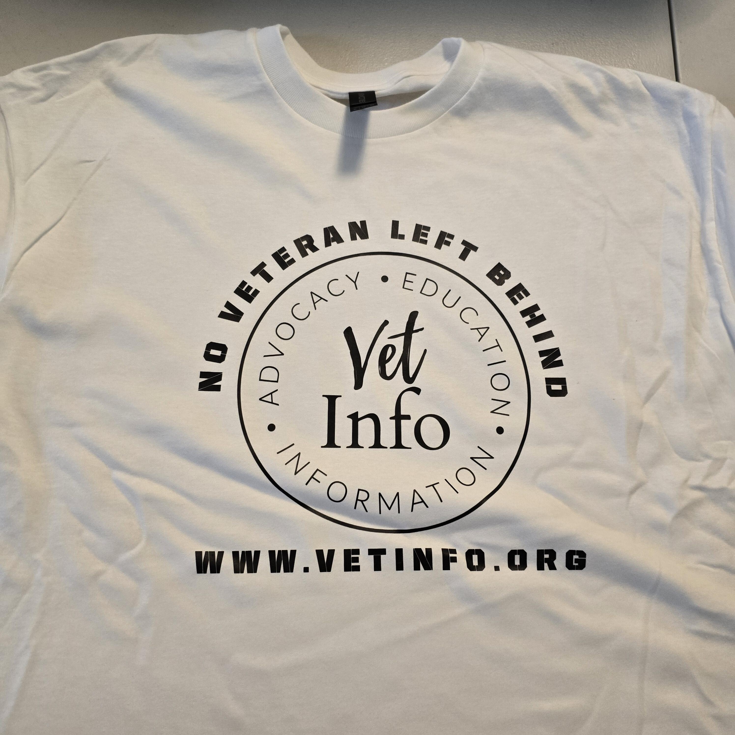 Vet Info No Veteran Left Behind T-Shirts