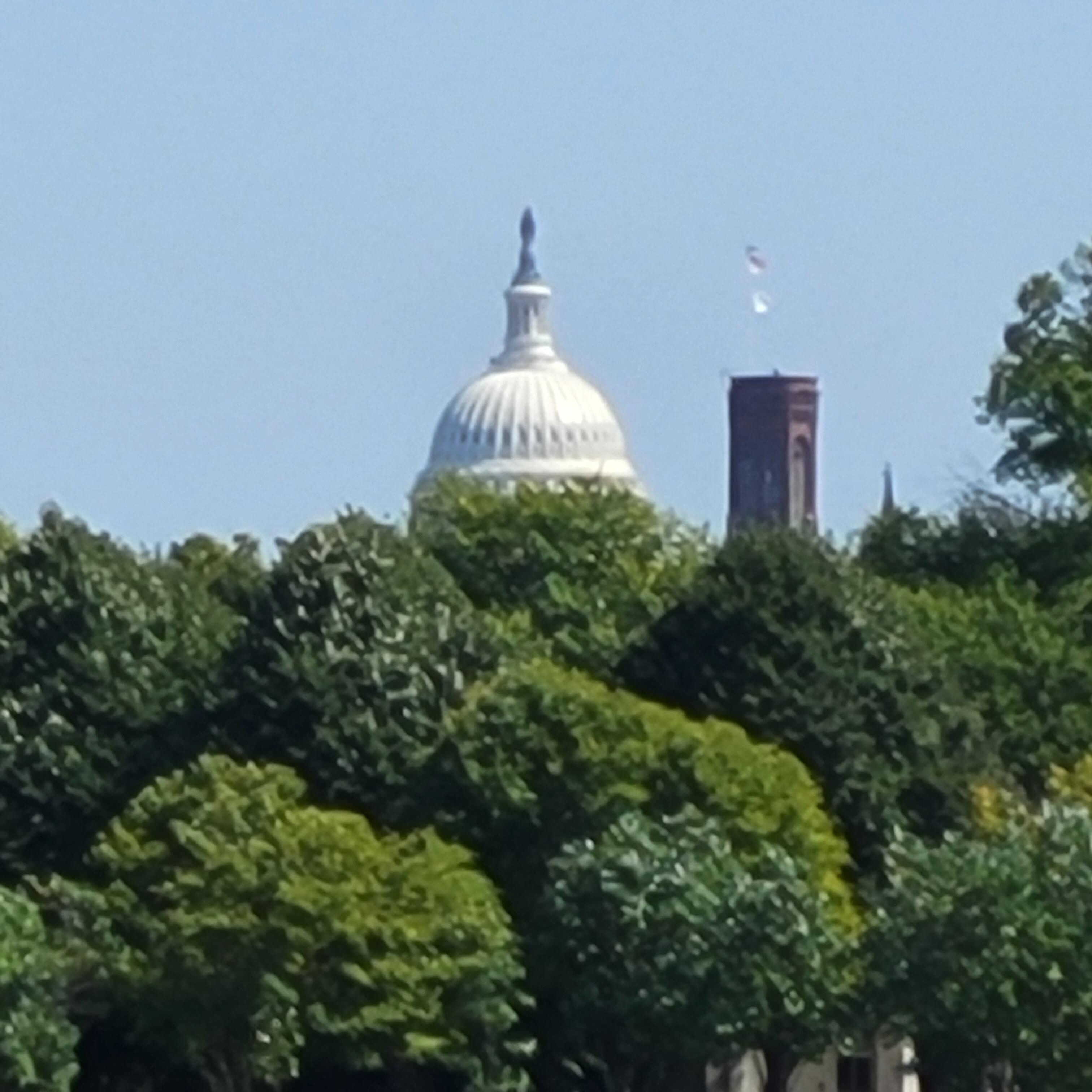 Captial Hill from the Korean War Memorial