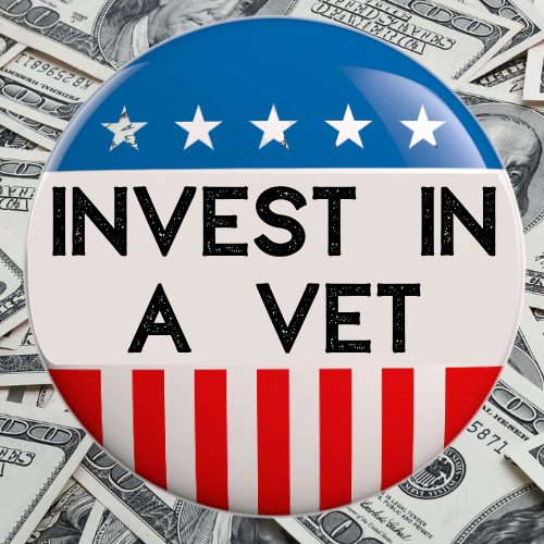 Invest in a Vet - Button