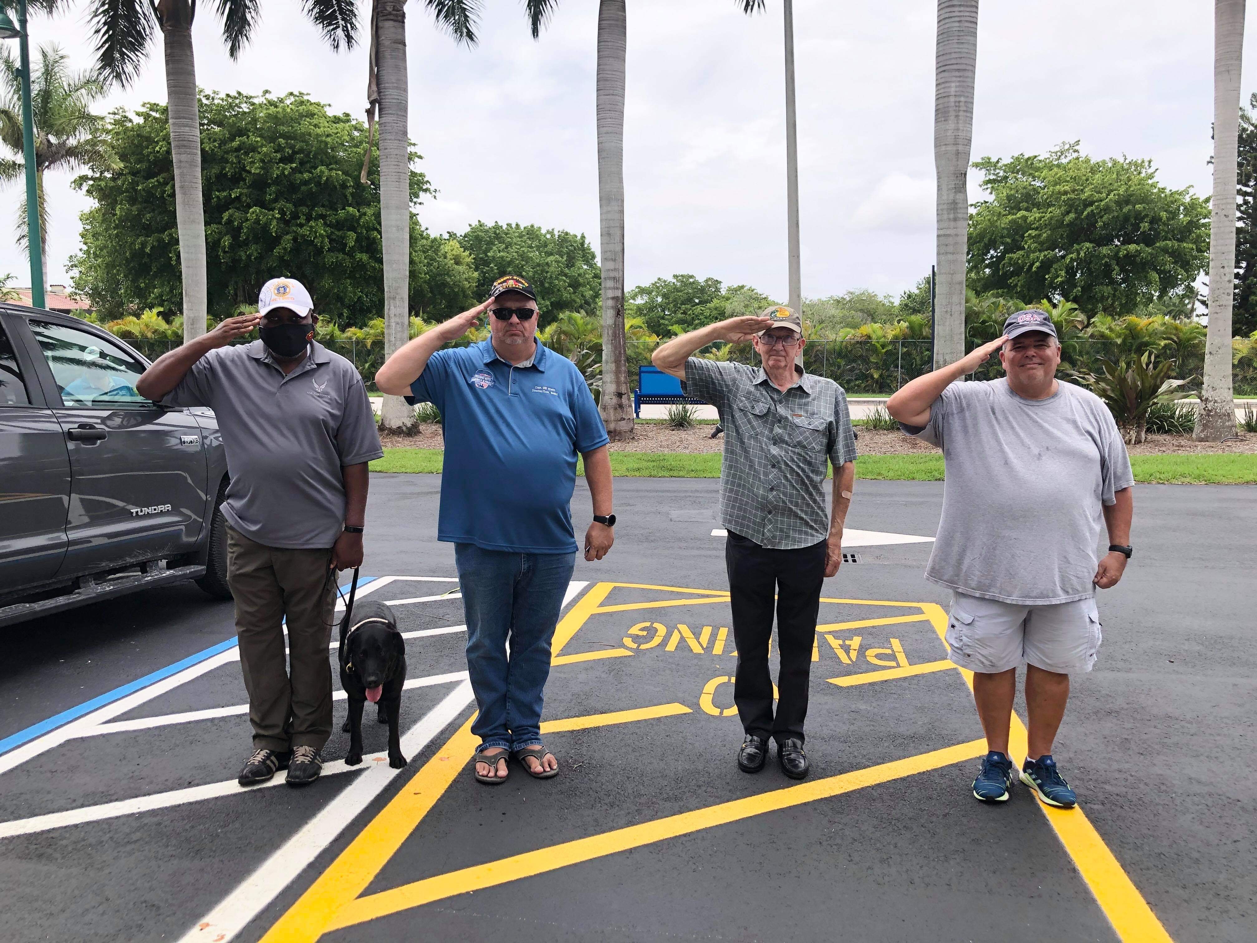 The Veterans from Doral and Ron G. hold the Very First Memorial Day Ceremony in the City of Doral.