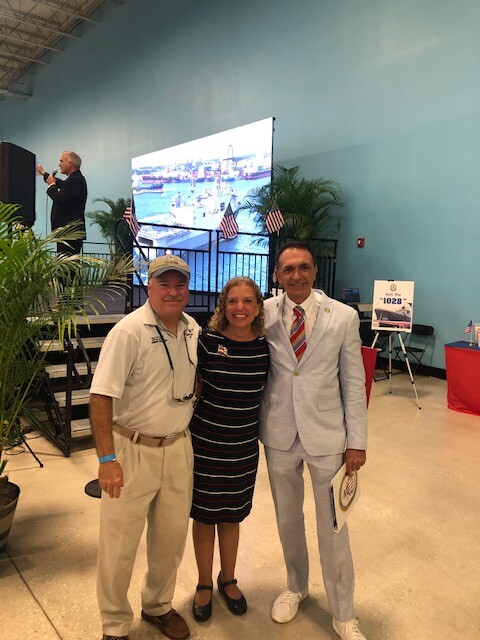 Mayor, Congresswoman, and Scott S representing Vet Info.