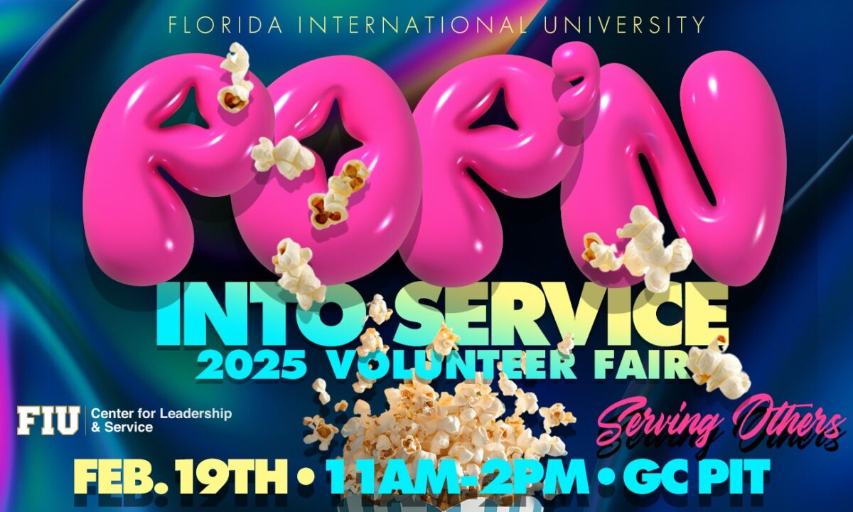 Florida International University Into Service 2025 Volunteer Fair