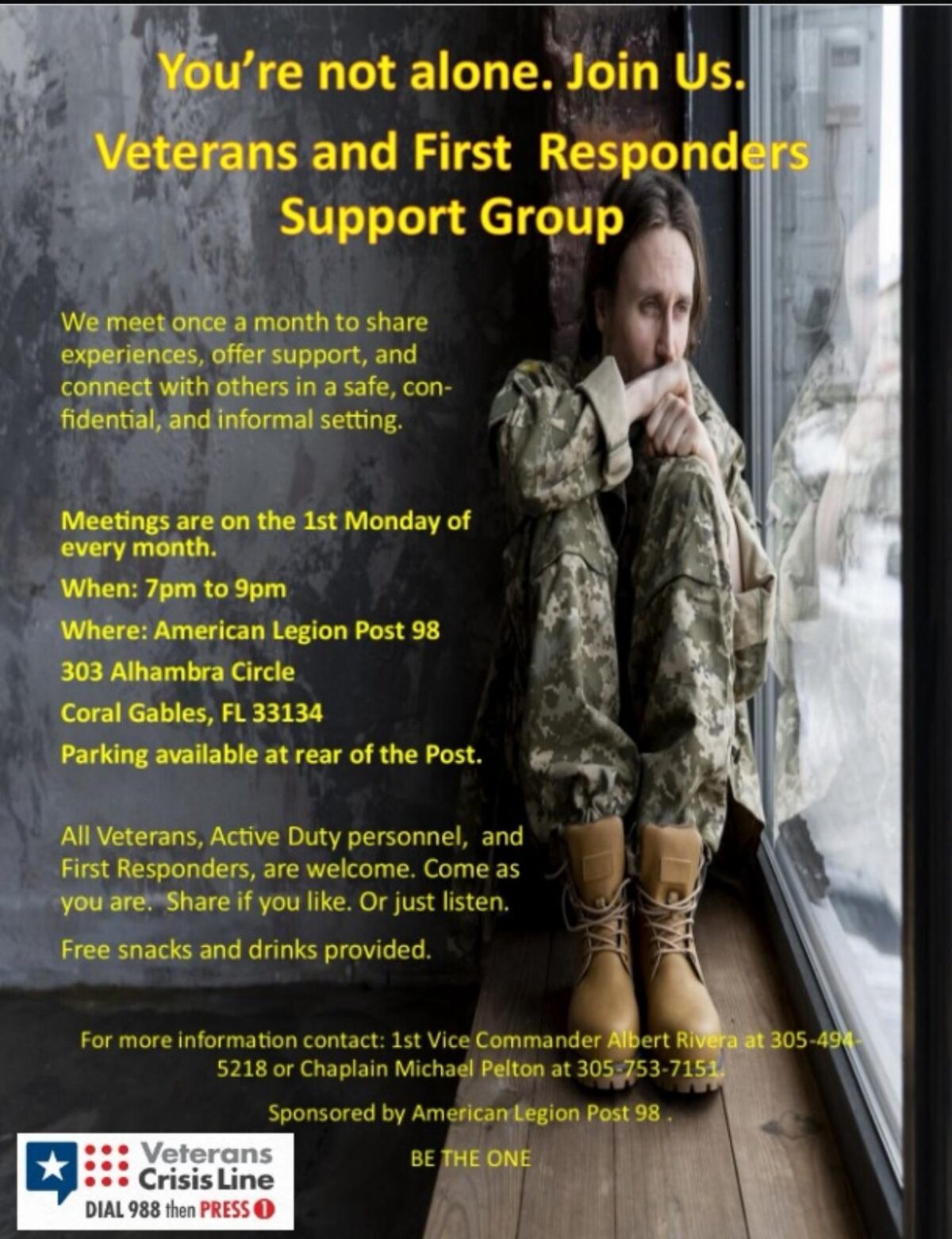 Miami Area – Veterans and First Responders Support Group