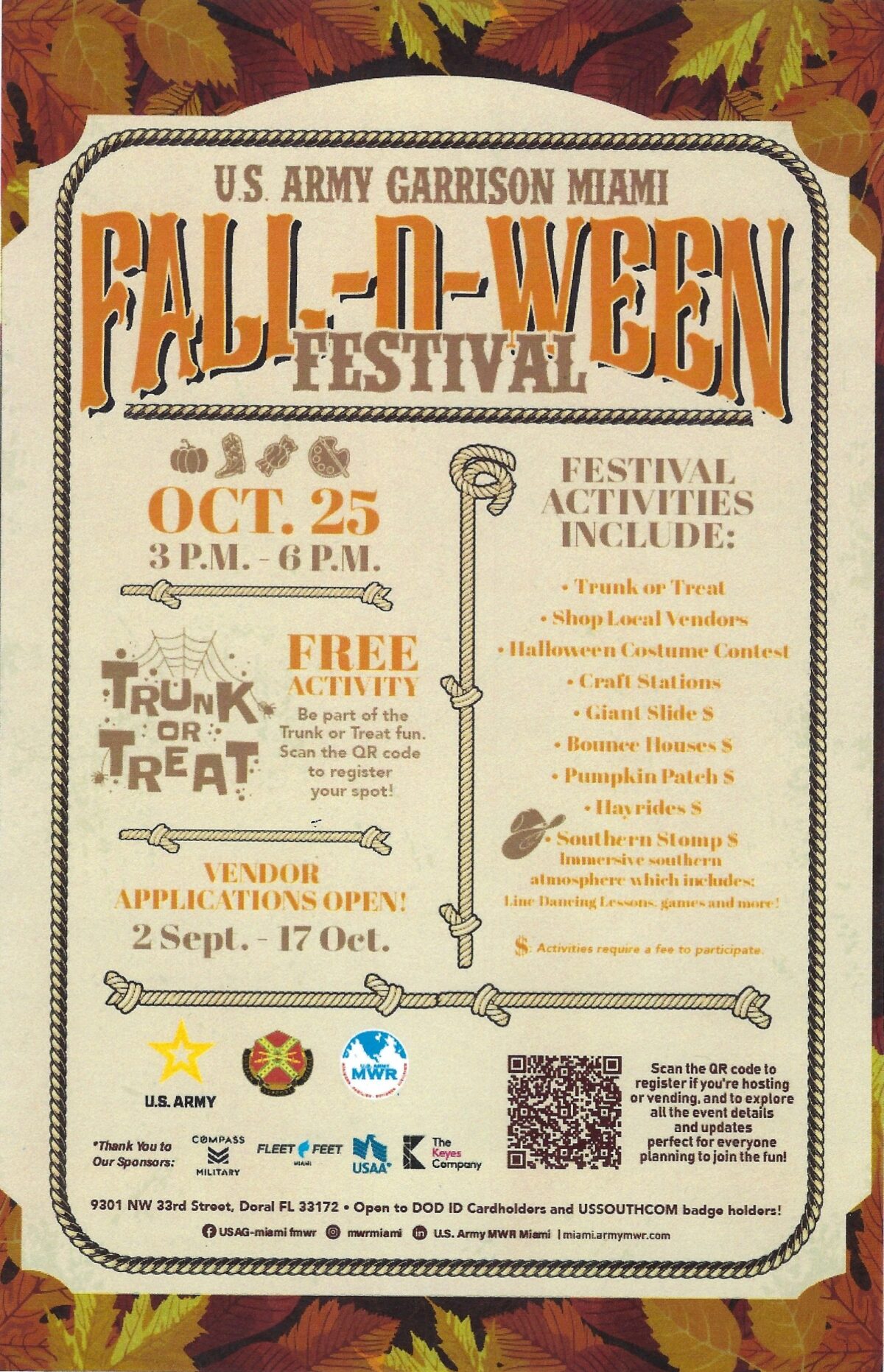 U.S. Army Garrison Fall-O-Ween