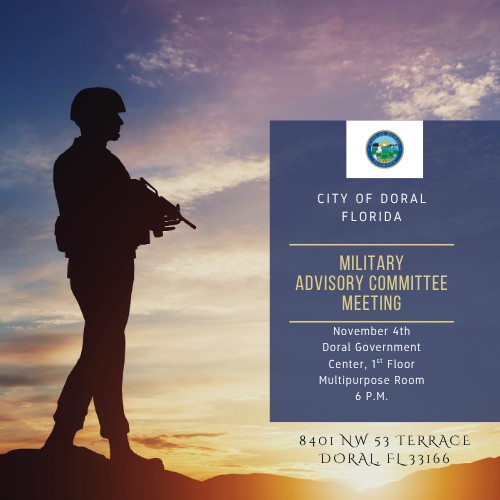 City of Doral Florida Military Advisory Committee Meeting