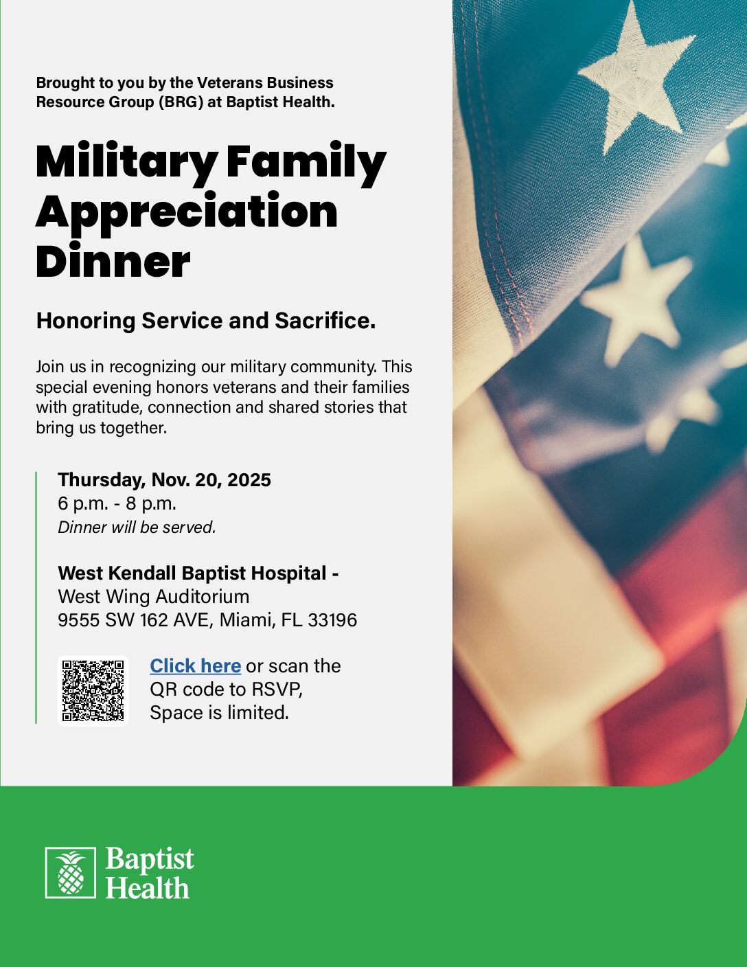 Baptist Health – Military Appreciation Dinner