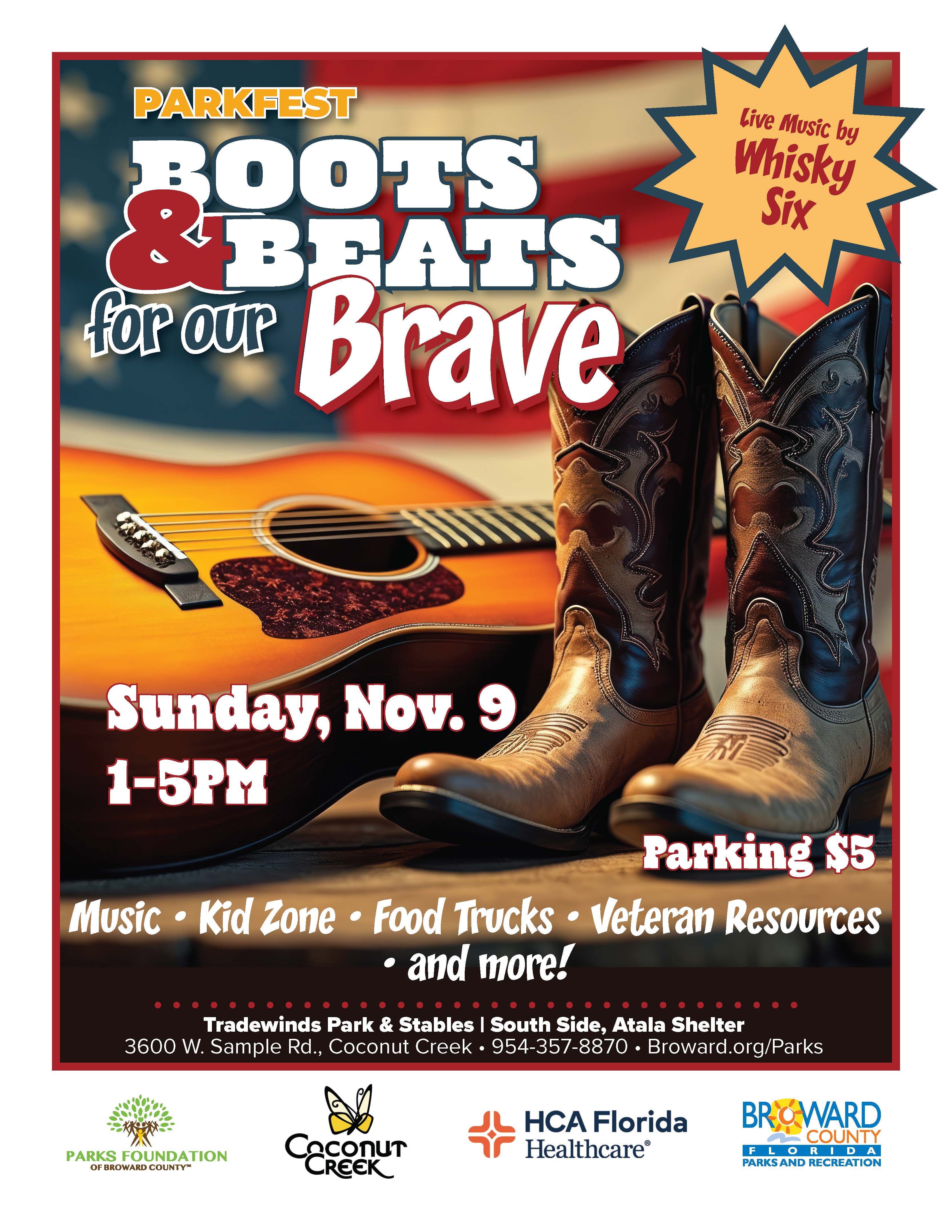 Boots and Beats for our Brave in Coconut Creek