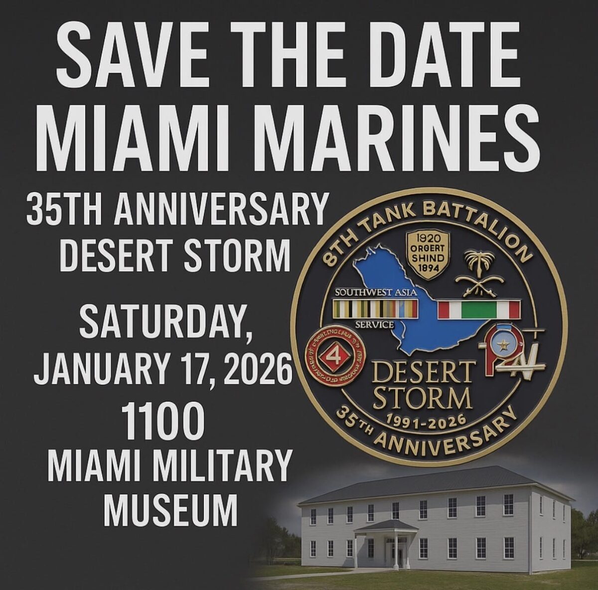 Miami – 35th Anniversay of Desert Storm