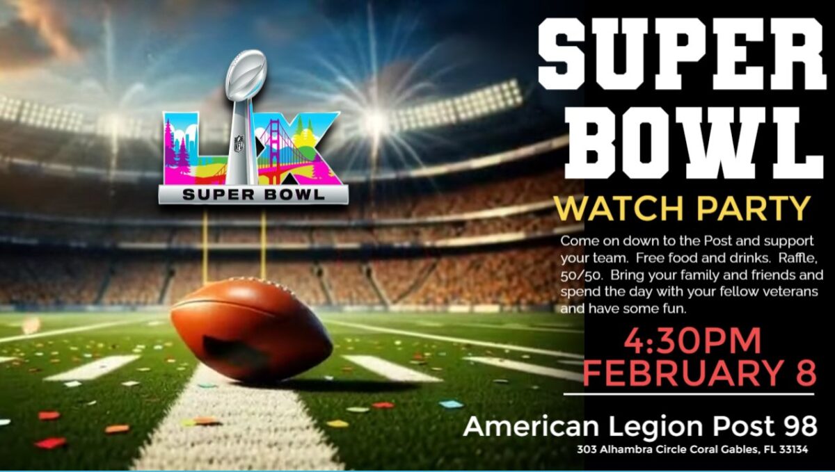 Superbowl Watch Party – American Legion Post 98
