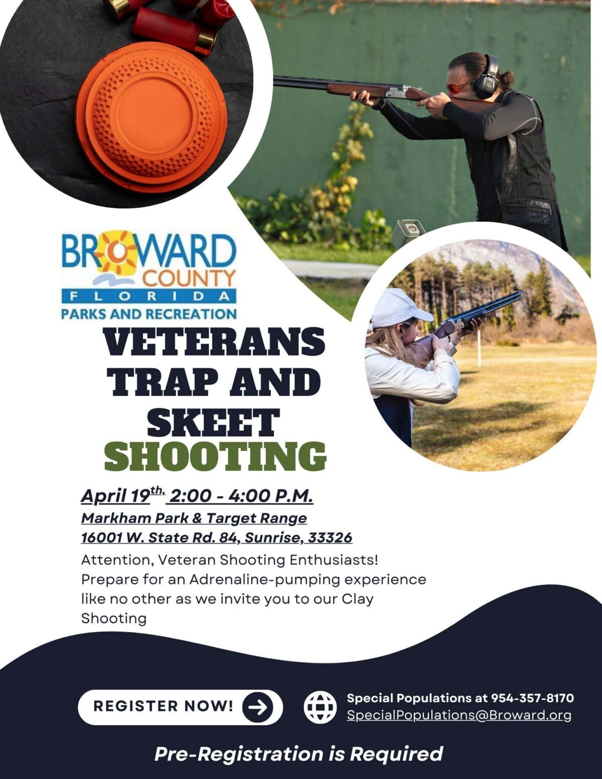Broward County Special Population – Veterans Trap & Skeet Shooting Clinic