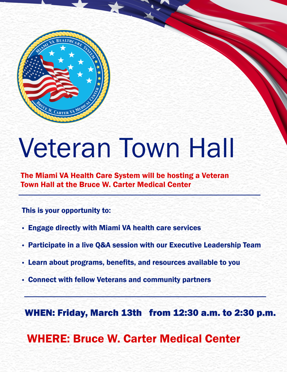 Miami VA Town Hall Meeting