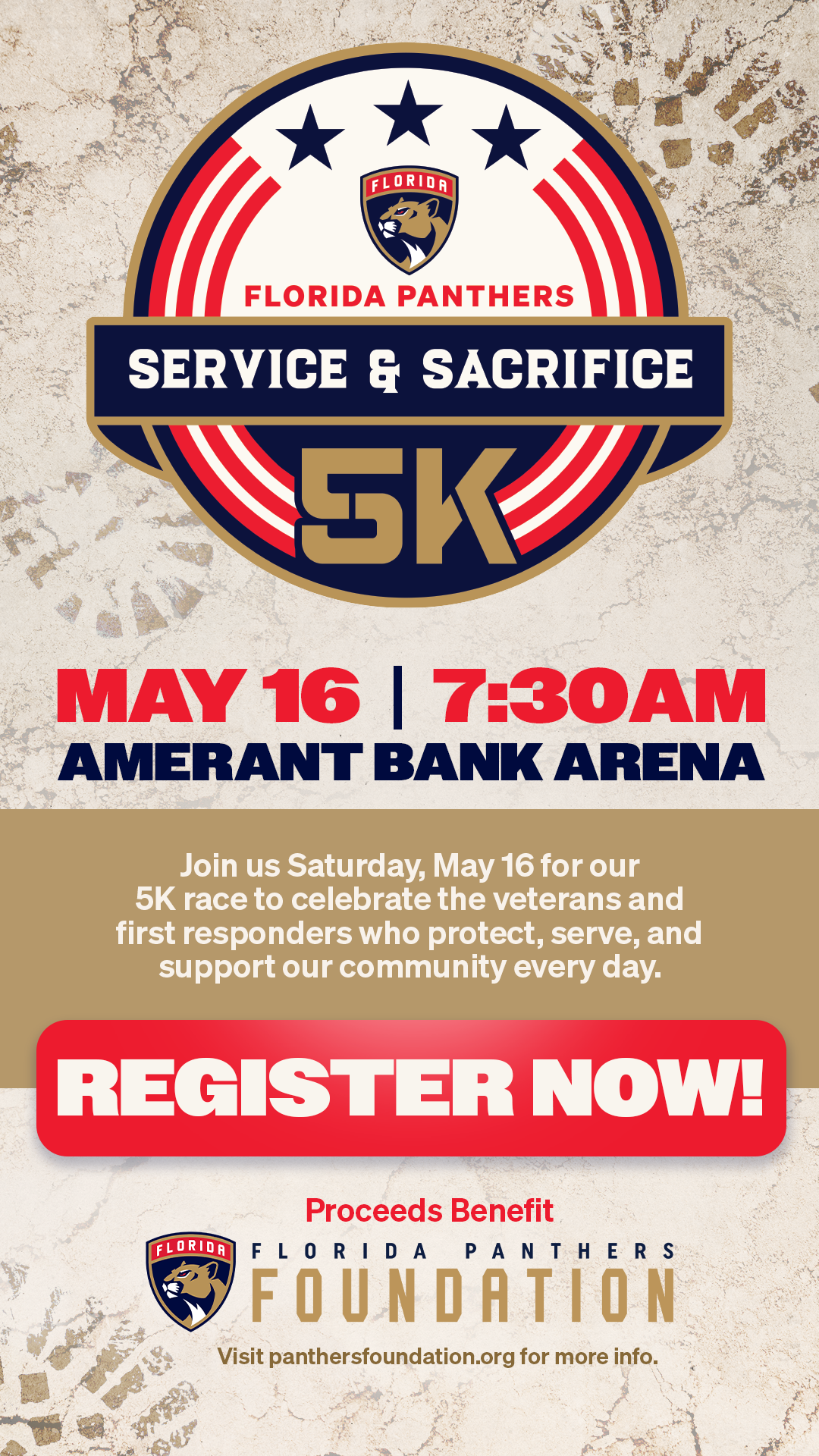 Florida Panthers Serice and Sacrifice 5K