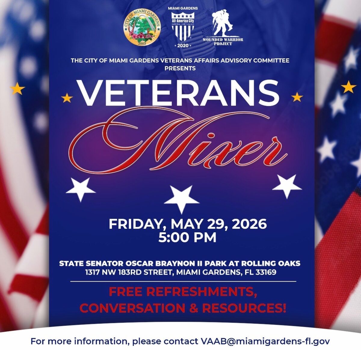 Miami Gardens – Veterans Mixer