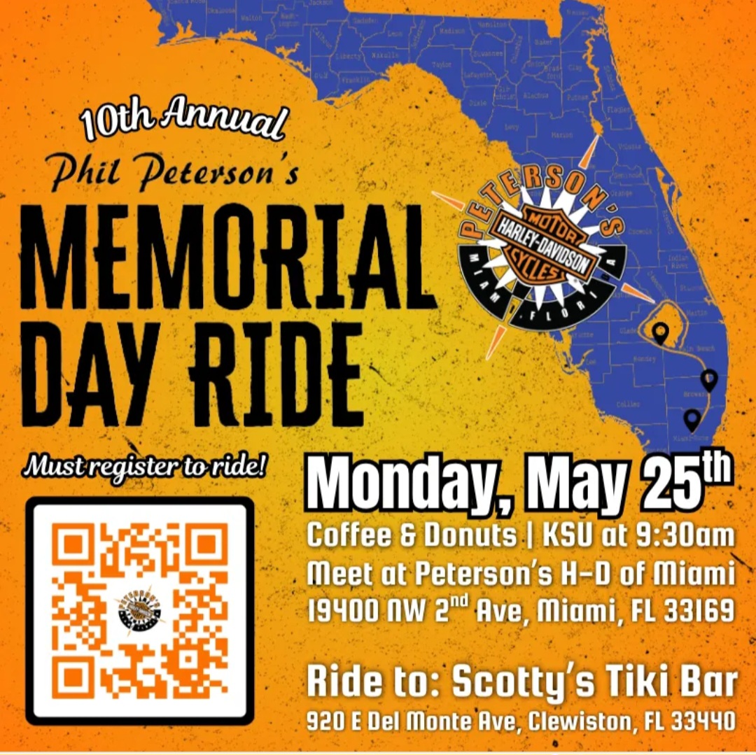 Miami FL – Petersons Harley Davidson Memorial Day Ride
