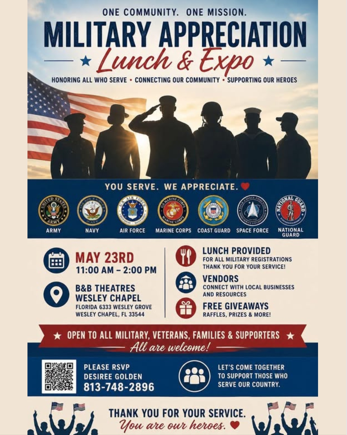 Wesley Chapel-FL -Military Appreciation Lunch and Expo