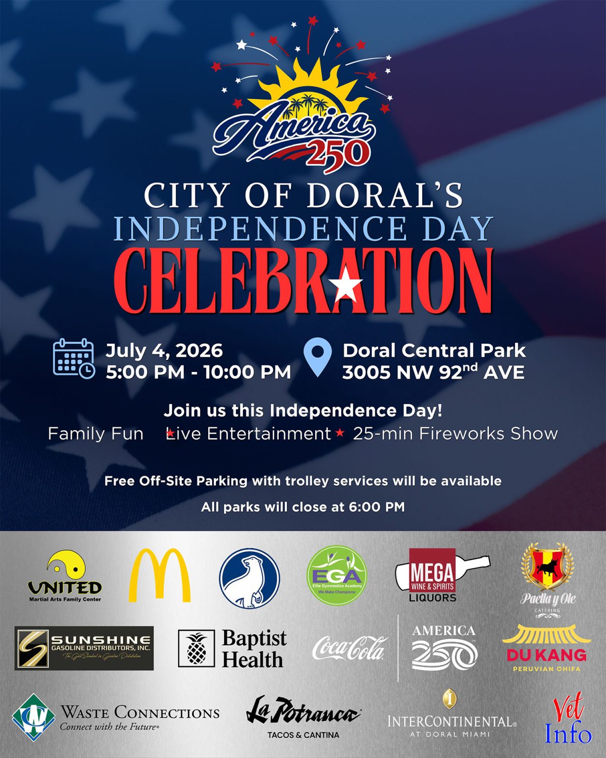 Doral Florida – 4th of July Independence Day Celebration