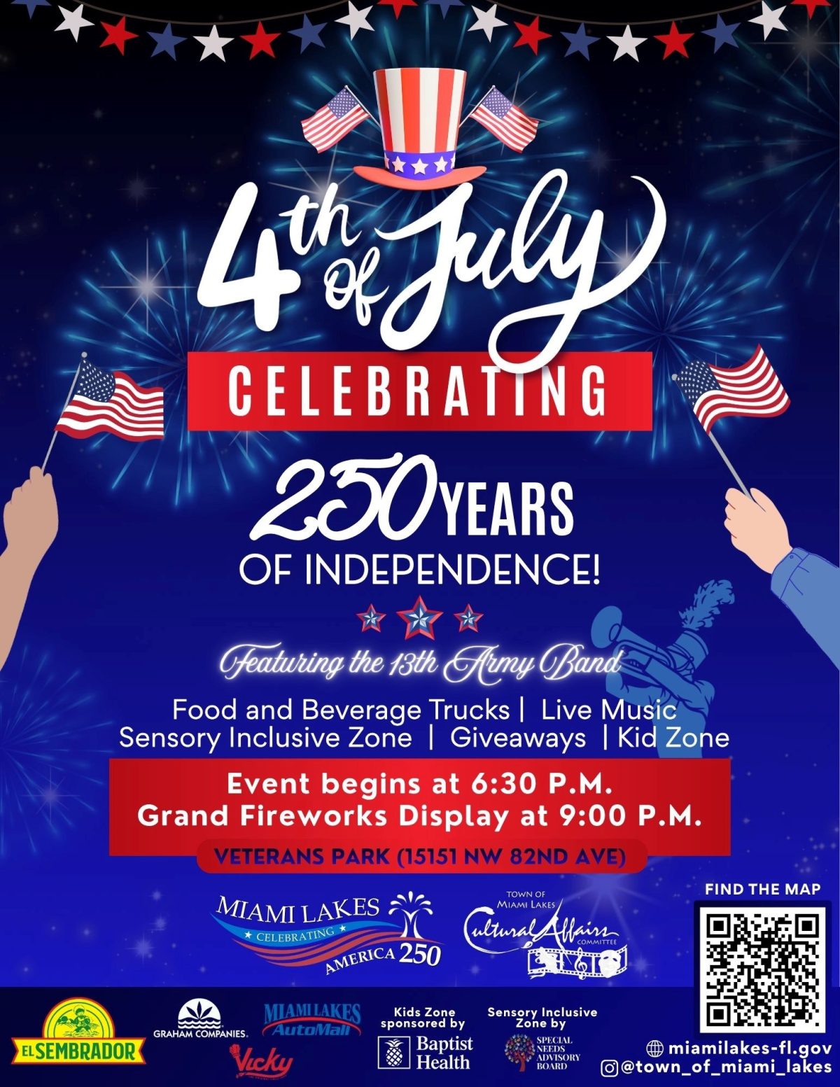 Miami Lakes, FL – 4th of July Celebration